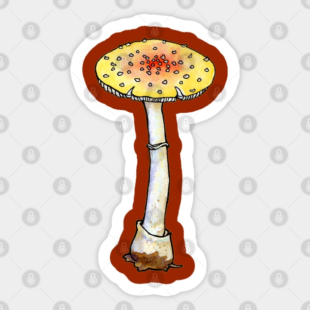 Fly Agaric Sticker by ThisIsNotAnImageOfLoss